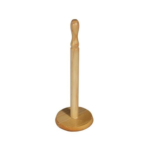 Frandis porte-rouleau essuie-tout en bois ø12x33cm marron 156657820