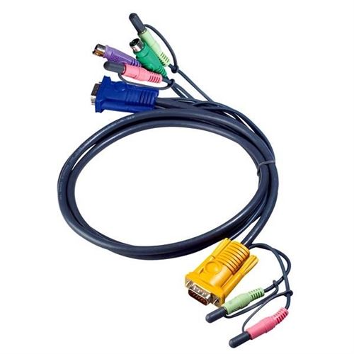 ATEN 2L-5305P - kabel voor toetsenbord / muis / video / audio - 5 m