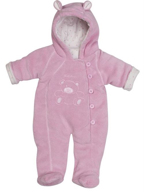 Playshoes combinaison de saut bébé polaire polaire rose junior