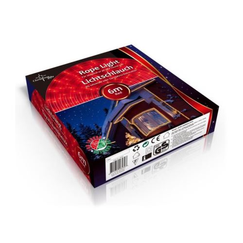 Guirlande lumineuse de Noël 6 metres rouge