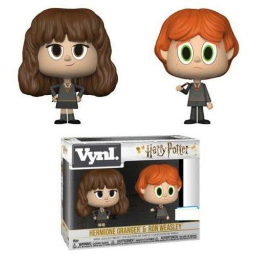 Figurine VYNL Harry Potter Ron et Hermione baguette cassée 10 cm