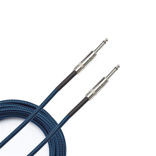 Planet Waves PW-BG-20BU - Câble instrument tressé, 6 m - bleu