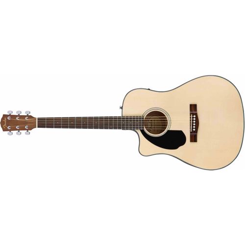 Fender CD-60SCE gaucher - Naturelle - Walnut