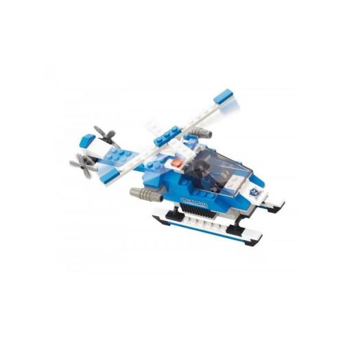 Briques Compatibles Lego - Construction - Police - Police Hélicoptere - Sluban