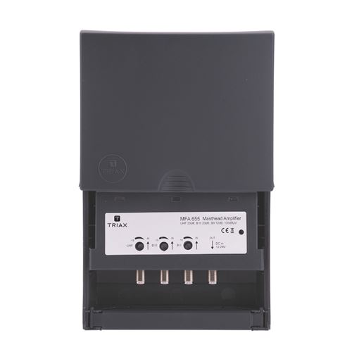 UHF/Bll/DAB/FM Amplificateur d'antenne 23 dB 470-862 MHz