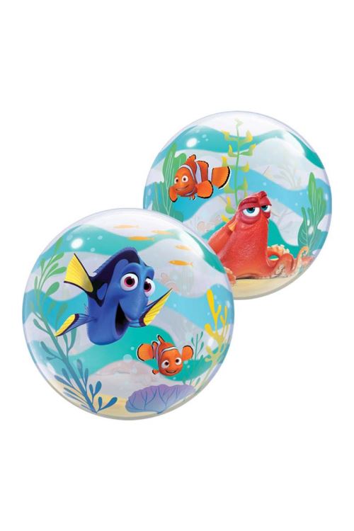 Ballon Bubble Le Monde De Dory™ 56 Cm 22 Qualatex© - Multicolores - Diamètre: 22 / 56 cm