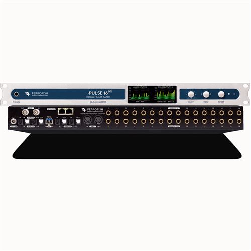 Ferrofish Pulse 16 DX convertisseur AN/NA Dante, ADAT et MADI