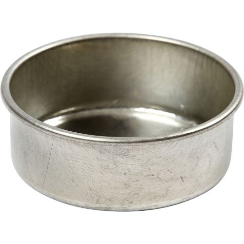 Creotime bougeoir acier 44 mm argent par 12 pièces