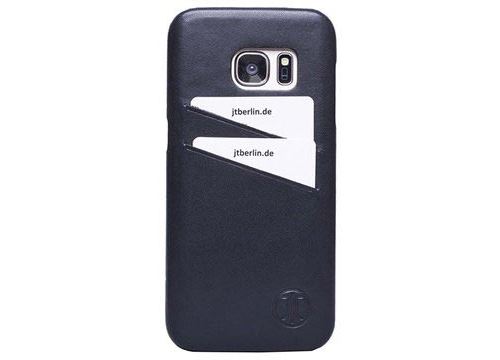 Coque en Cuir JT Berlin pour Samsung Galaxy S7 Edge - Noire