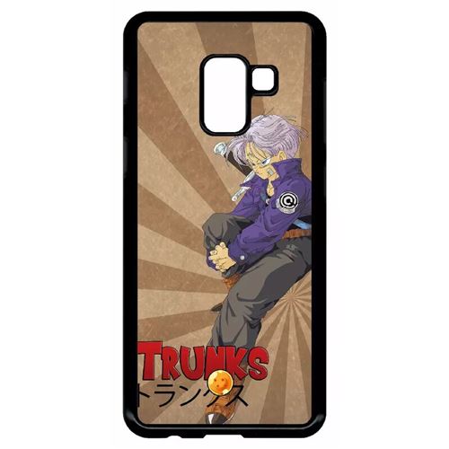 Coque My-Kase pour Galaxy A8 (2018) - dbz futur trunks - Plastique Noir