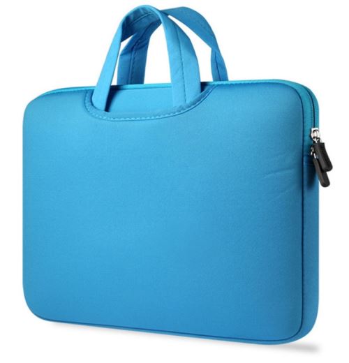Pochette avec poignee 15 pour Mac et PC fin Housse Protection Sacoche Ordinateur Portable PC Tablette 15 Pouces (BLEU)