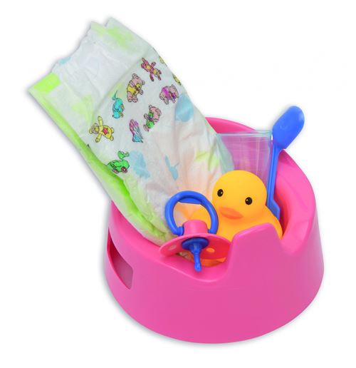 Heless 804Heless 15cm Potty with Accessory Doll Doll Accessories
