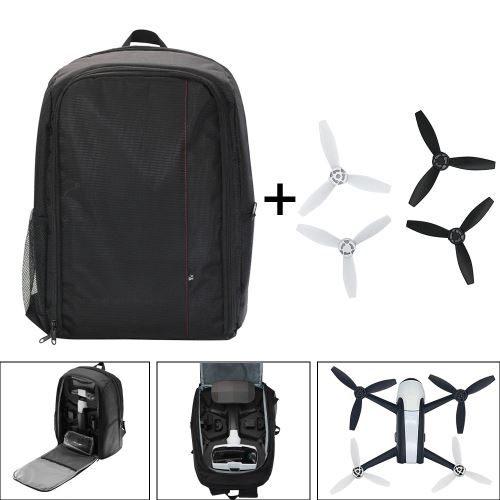 Sac à dos Case épaule Portable + 4pc Hélice Pour ParrotBebop 2 Puissance FPV