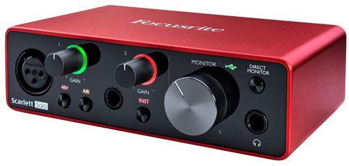 Focusrite Scarlett3 Solo - interface audio
