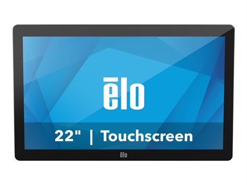 Elo 2202L - LED-monitor - 22 (21.5 zichtbaar) - aanraakscherm - 1920 x 1080 Full HD (1080p) @ 60 Hz - 250 cd/m² - 1000:1 - 25 ms - HDMI, VGA - luidsprekers - zwart