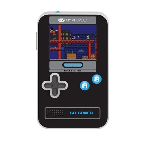 Go gamer bleu 300 jeux console de poche my arcade