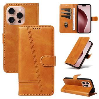 Housse Portefeuille IPhone 16 Pro Max ESONG - Cuir PU Avec Cordon | Porte-cartes, Support, Fermoir Magnétique