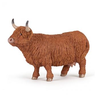 Papo - Figurine Figurine Vache Highland multicolore