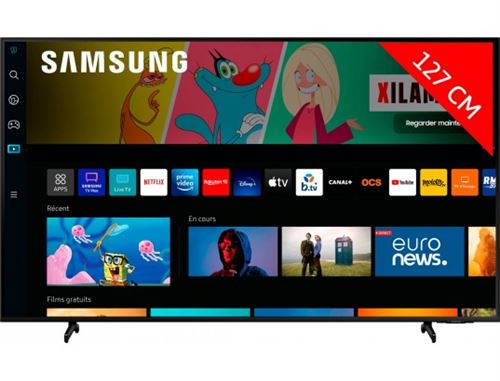 Samsung UE50BU8005K Classe de diagonale 50 8 Series TV LCD rétro éclairée par LED Crystal UHD Smart TV Tizen OS 4K UHD (2160p) 3840 x 2160 HDR noir