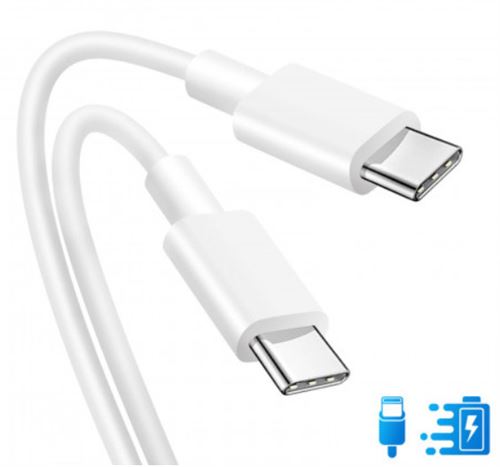 Samsung USB-C Chargeur Rapide 25W + USB-C Câble EP-TA800 Blanc
