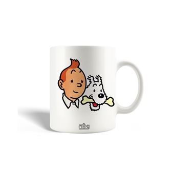 Lot De 4 Mugs Tintin En Résine - Collection Hergé Pour Fans