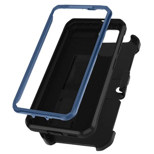 Coque pour Samsung Galaxy S21 Multicouche avec Clip Ceinture Unicorn Beetle Pro Supcase Bleu