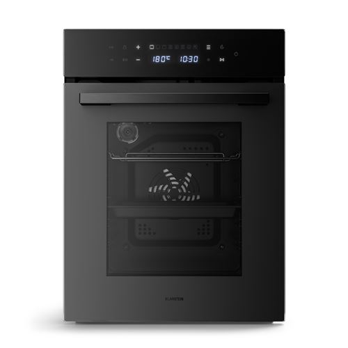 KLARSTEIN Velaire Four Encastrable 45 cm 49L 10 Modes Classe A Triple Vitrage Nettoyage Facile Four Electrique 