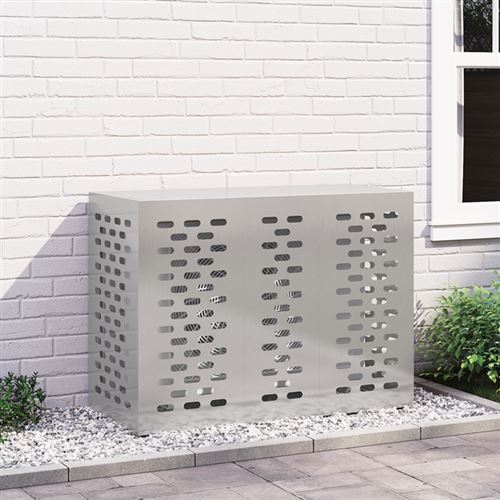 Housse de climatiseur 110x50x80 cm Acier inoxydable
