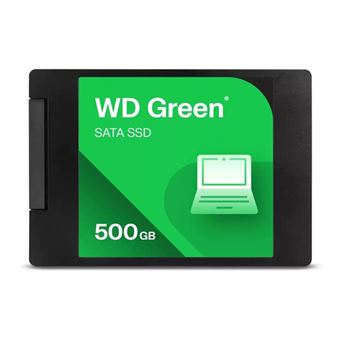 WD Green - SSD - 500 Go - étui - interne - 2.5" - SATA 6Gb/s - 1