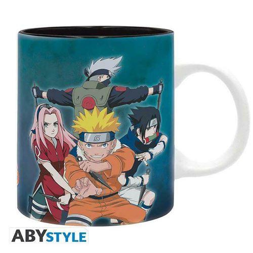 Mug Naruto - Équipe 7 Vs Haku & Zabuza