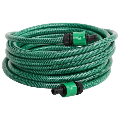 vidaXL Poolschlauch Grün 10 m PVC