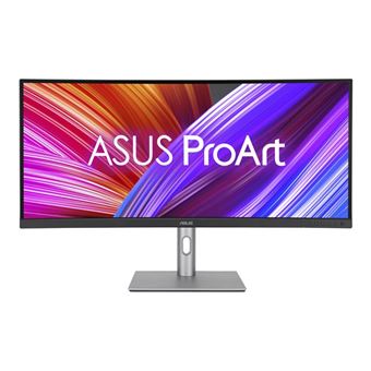 ASUS ProArt PA34VCNV - Écran LED - incurvé - 34.1" - 3440 x 1440 UWQHD @ 60 Hz - IPS - 300 cd/m² - 1000:1 - HDR10 - 5 ms - 2xHDMI, 2xDisplayPort, USB-C - haut-parleurs - noir