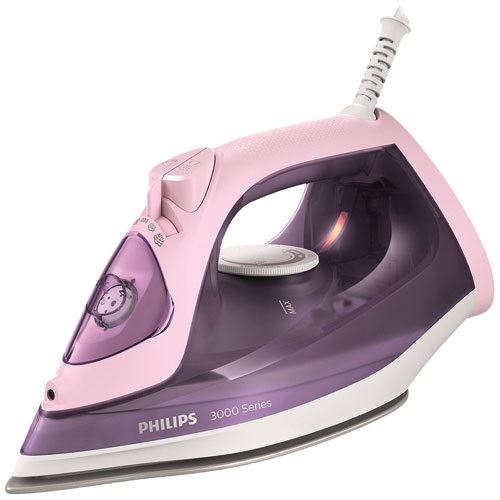 Fer à repasser vapeur 2200w 35g/mn rose/violet Philips DST3020-30