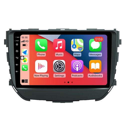 Autoradio Multimédia RoverOne Android CarPlay Android Auto GPS pour Suzuki Brezza 2016-2018