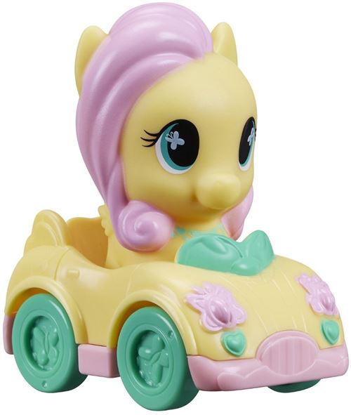 Figurine Playskool - My little pony - Fluttershy et son véhicule - 15 x 15 cm