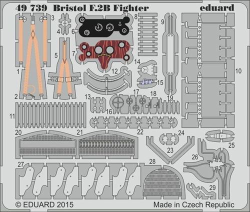 Bristol F.2b Fighter For Revell - 1:48e - Eduard Accessories