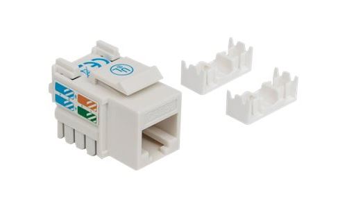 Intellinet Embase CAT5e pour découpe standard, UTP, blanc, terminaison à impact - Prise modulaire - CAT 5e - UTP - RJ-45 - blanc