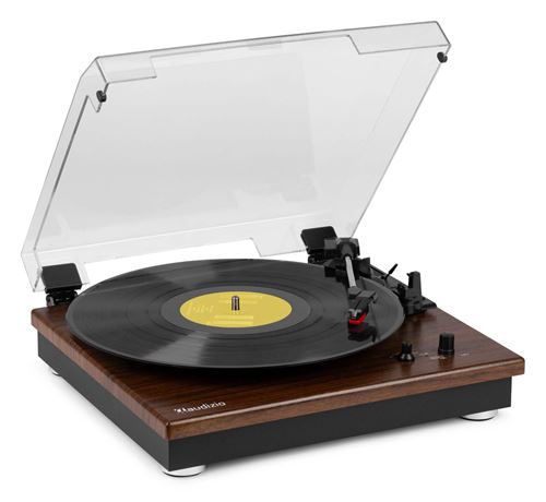 Audizio RP112D Tourne-disque BT in/out Bois fonc&eacute; - Platines disque