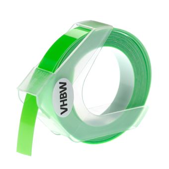 vhbw Ruban de marquage 3D compatible avec Dymo 1745, 1755, 1765, 1805, 1855  imprimante d'étiquettes 9mm Blanc sur Vert fluo - Imprimante d'étiquettes -  Achat & prix