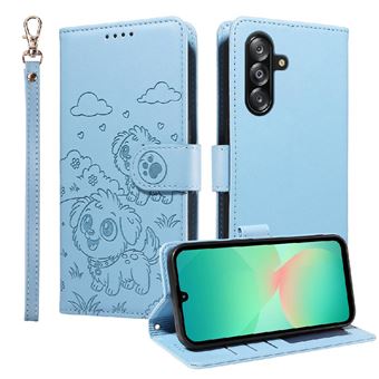 Étui Passeport En Cuir Avec Pochette Pour Carte De Vaccination - Design Pattes De Chien, Léger Et Blocage RFID - 3