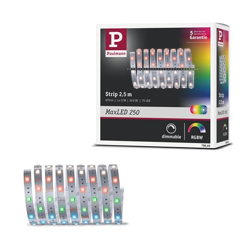 MaxLED 250 Strip LED Extension 2,5m RGBW+  17W 270lm/m RGBW+