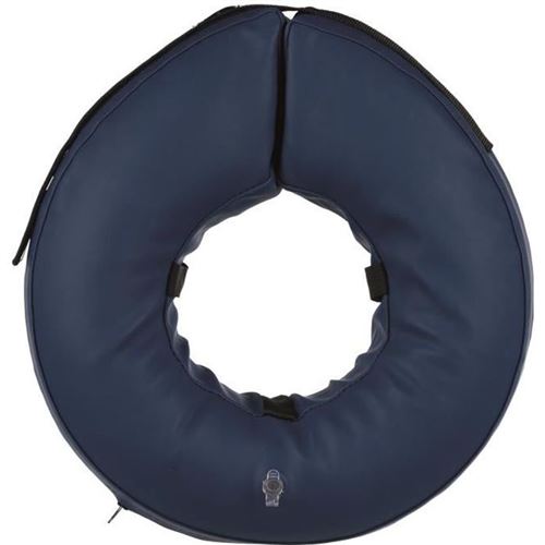 TRIXIE Collier de protection gonflable - S-M - Bleu - Pour chien
