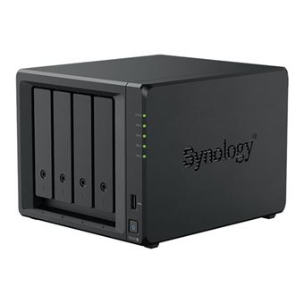 Synology Disk Station DS423+ - Serveur NAS - 4 Baies - SATA 6Gb/s - RAID RAID 0, 1, 5, 6, 10, JBOD - RAM 2 Go - Gigabit Ethernet - iSCSI support