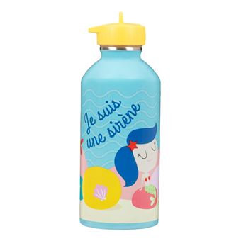 Gourde Inox Enfant - Je Suis Une Sirène - Draeger Paris