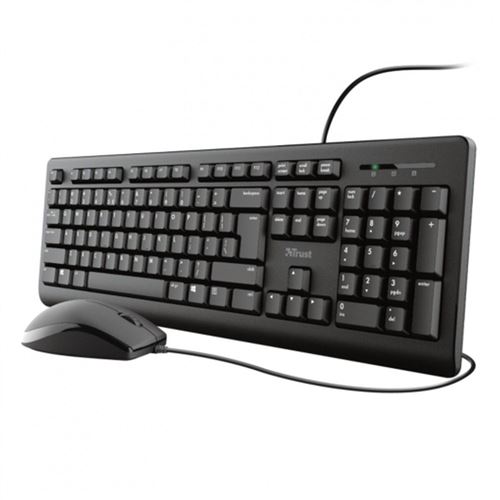 Trust Noir Pack Clavier Souris Filaires - Image 4