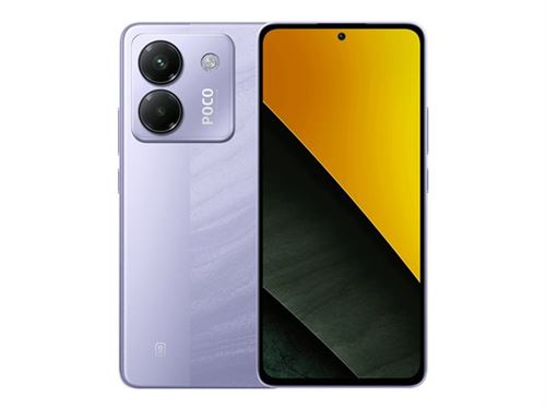 Xiaomi POCO M7 Pro - 5G smartphone - double SIM - RAM 8 Go / Mémoire interne 256 Go - microSD slot - écran OEL - 6.67 - 2400 x 1080 pixels (120 Hz) - 2x caméras arrière 50 MP, 2 MP - front camera 20 MP - violet
