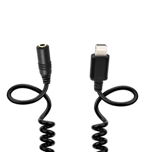 Câble USB-C vers Jack 3.5mm mâle, Puluz - Noir