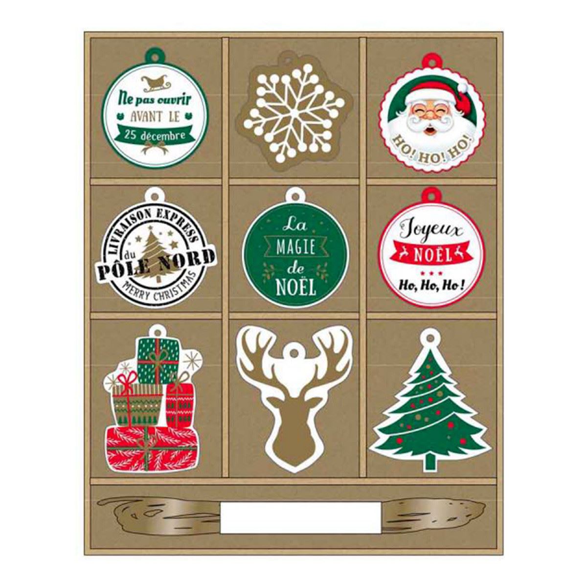 50 Étiquettes Cadeaux De Noël En Papier Kraft Avec Ficelle - Rustiques Et Prêtes à L'Emploi - Pour Emballage Et Déco