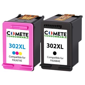 Comete Consommable - 1 Cartouche d'encre compatible avec CANON PG-545 XL  545XL Noir - Imprimante Jet d'encre - Rue du Commerce