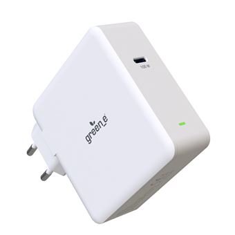 GREEN-E GR6102 - Chargeur Maison éco-conçu USB-C Basse consommation - 100W